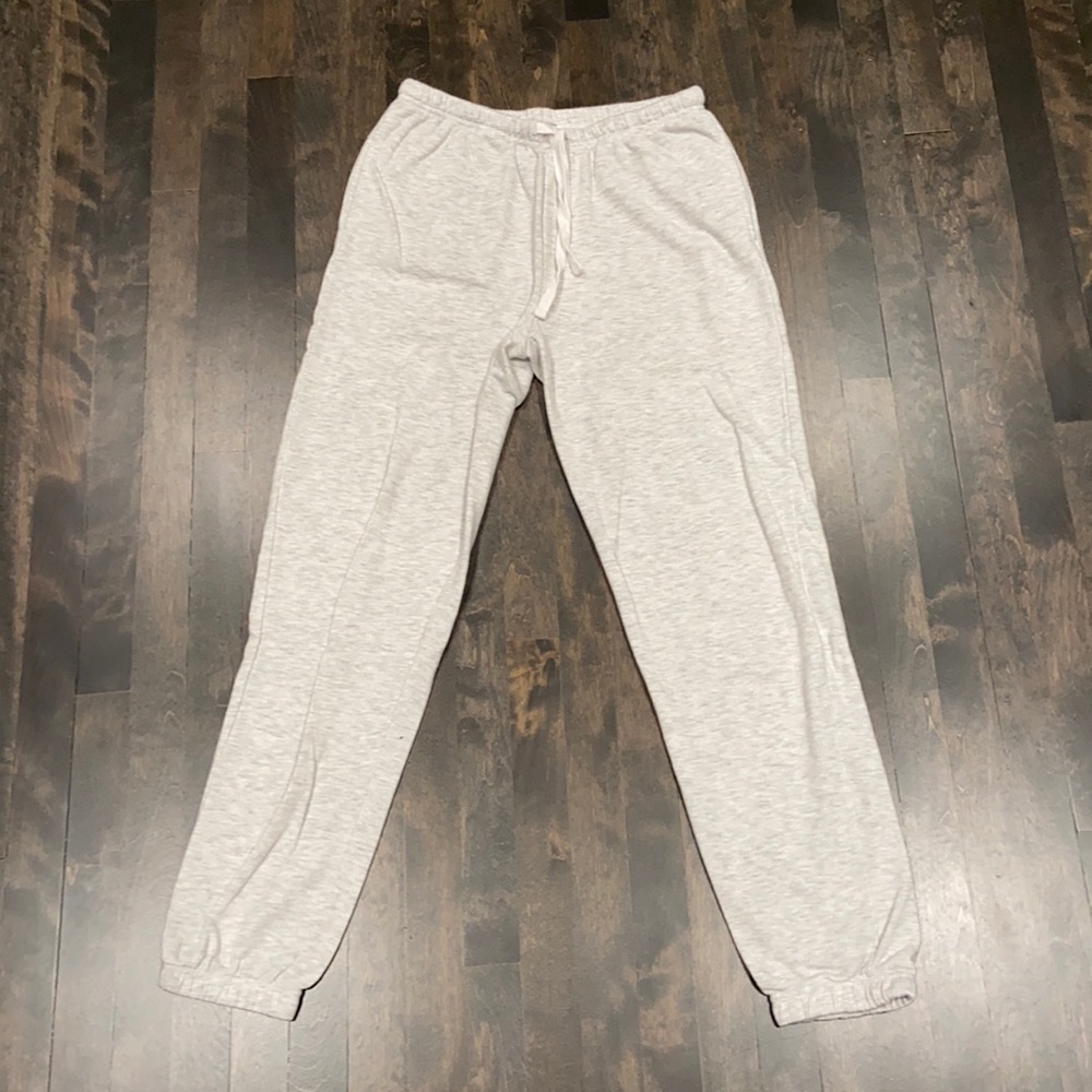 Grey sweatpants